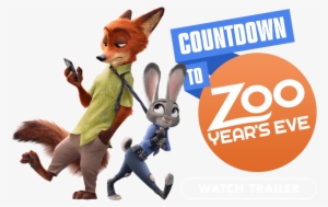 Countdown To Zoo Year's Eve - Bunny And Fox Zootopia #460545