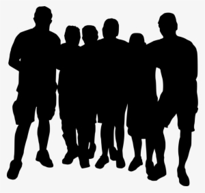 Free Png Group Photo Posing Silhouette Png Images Transparent - Group Silhouette Transparent #460870