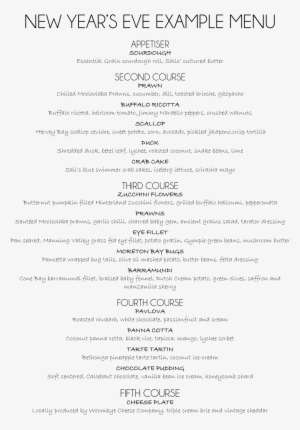 New Years Eve In Noosa - Pinewood Social Menu Breakfast #460875