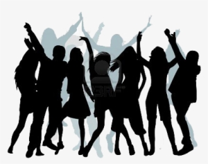 Group Dance Silhouette Png Png - Group Dancing Silhouette Png #461183