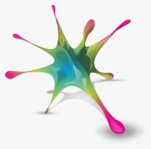 Splatter Clipart Psd - 3d Paint Splash Png Transparent #461205