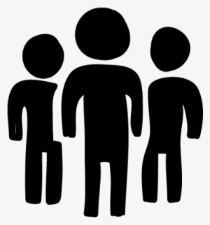 People Hand Drawn Persons Group Vector - Hand Drawn People Icon #461691