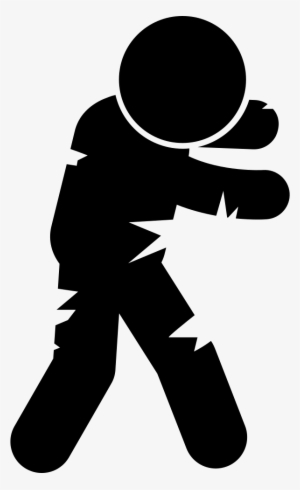 Walking Male Zombie Svg Png Icon Free Download - Zombie #462019