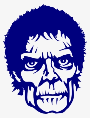 Zombie Clerk Clip Art At Vector Image - Zombie Face Cartoon Png #462058