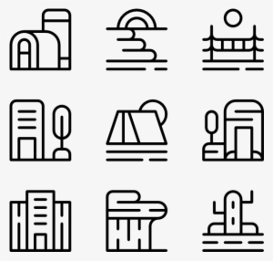 Landscape - Travel Icon Transparent Background #462222