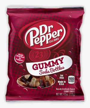 Pepper Gummy Soda Bottles - Dr. Pepper Soda Gummies - 4.5 Oz Bag #462350