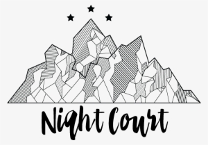 Night Court Mountain Vector - Night Court Mountains #462379