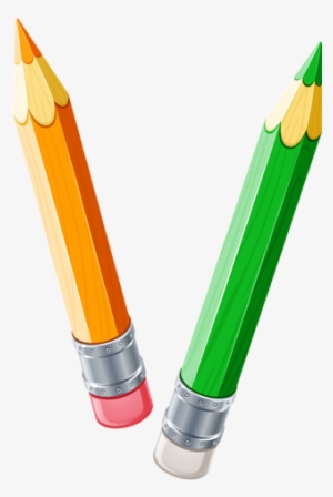 Colored Pencils School Clipart, Colored Pencil Techniques, - Paintbrush And Pencil Clipart #463225