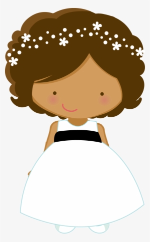 Ilustración Primera Comunión - Flower Girl Clip Art #463831
