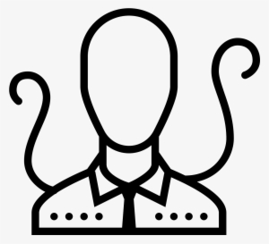 Slender Man Icon - Slenderman Png #464409