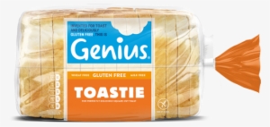 A Square Cut White Loaf Perfect For Toasties And Sandwiches - Genius Brown Sliced Bread 535g #464576