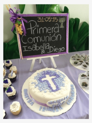 Ppcft1 - Pastel Para Primera Comunion En Fondant #464579