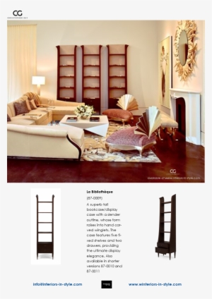 87-0009 La Bibliotheque A Superb Tall Bookcase/display - Bookcase #464580