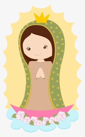 Aquí Te Dejo Algunas Imágenes O Ideas Para La Primera - Virgencita De Guadalupe Caricatura #464606