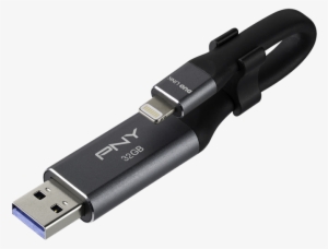 /data/products/article Large/952 20170915105309 - Pny Duo-link On-the-go 128 Gb Flash Drive - Usb 3.0/apple #464622