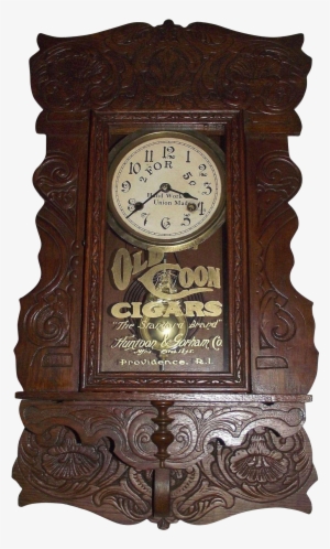 Rare Hanging Gingerbread "old Coon Tobacco" Advertising - Antique #464873