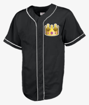 Black Pink Crown Emoji - Sharks Baseball Uniforms #465261