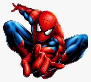 Spider-man Cartoon Png Transparent Image - Transparent Background Spiderman Clip Art #465480