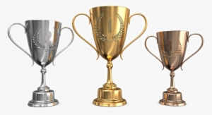 Trophy Gold Medal Silver - Trofeo Oro Plata Bronce Png #465614