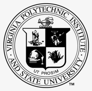 Virginia Tech Seal Black - Virginia Tech University Seal #465681