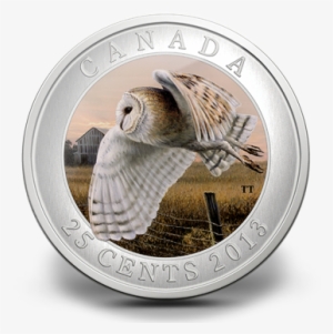2013 25 Cent Coin - Barn Owl #465704