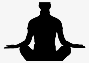 Meditation Clipart Silhouette - Yoga Clip Art #466674