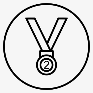 Medal Position Trophy Winner Silver Award Second Comments - Medal #466676