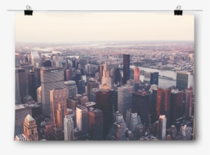 Birds Eye View New York City Skyline - Inspired Posters Birds Eye View New York City Skyline #467005