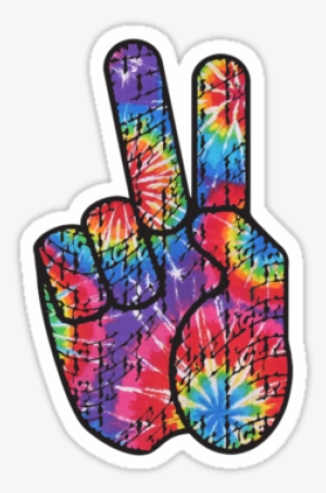 Tie Dye Peace Sign - Hippie #467107
