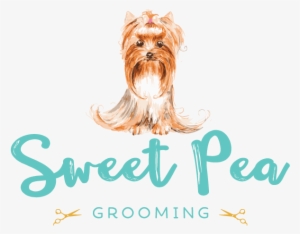 Sweet Pea Grooming Logo Small Png For Web - Logo #467202
