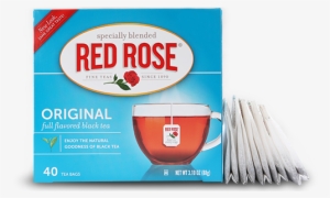 For More Than A Century, Red Rose Tea Has Carefully - Red Rose Tea, Decaffeinated - 48 Bags, 3.25 Oz Box #467252