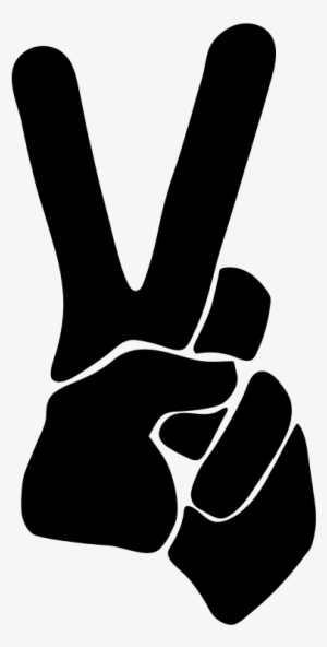 Medium Image - Victory Finger Clip Art #467303