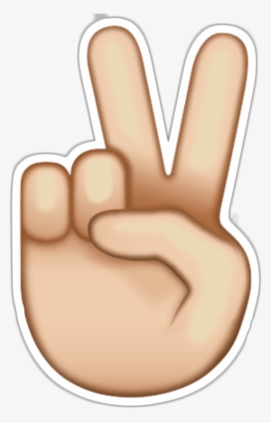 Peace Sticker Transparent Png - Peace Emoji Png #467331