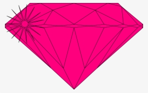 Cut Polished Free Vector Graphic On Pixabay - Pink Diamond Clip Art #467455