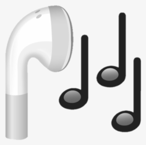 Grunge, Headphones, And Music Image - Emoji Música Png #467771