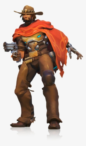 Overwatch Mccree Render By Popokupingupop On Deviantart - 3d Printed Overwatch Characters #467883