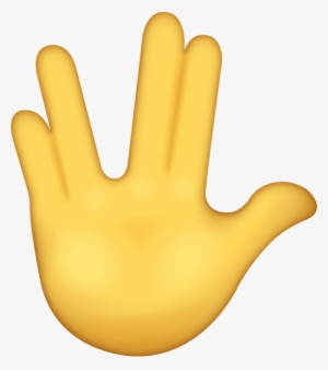 Download Ai File - Vulcan Salute Emoji Png #468014