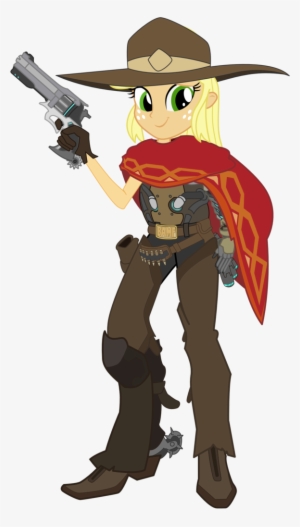 Sonofaskywalker, Clothes, Crossover, Equestria Girls, - Overwatch Mccree Mlp #468038