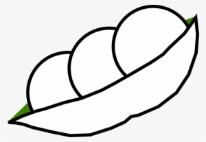 Small - Peas In A Pod Clipart Black And White #468055