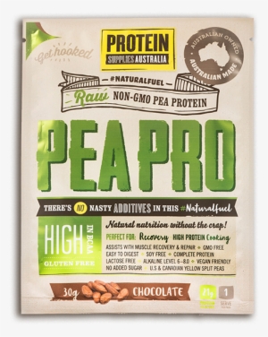Pea Choc Single V=1495149427 - Peapro Raw Pea Protein (vanilla) 3kg #468056