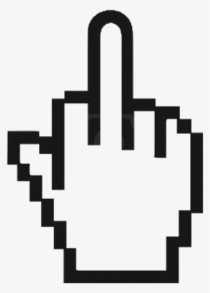 Why Not Start This - Middle Finger Cursor Png #468079