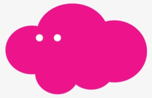 Pink Cloud Png Jpg Free - Heart #468824