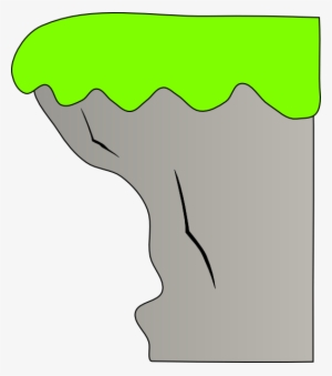 Cliff With Grass No Background Clip Art - Cliff Clipart Png #469424