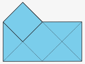 In The Entire Shape, There Is A Total Of 2 Squares - Square #469558