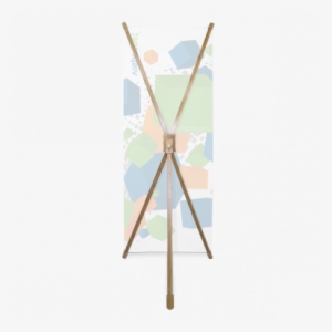 The Unique X Shape Holds The Banner In Place - Shape #469988