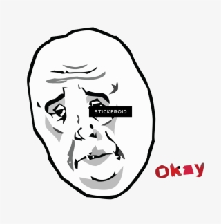 Okay Guy - Okay Meme Face Png Transparent - Free Transparent PNG ...