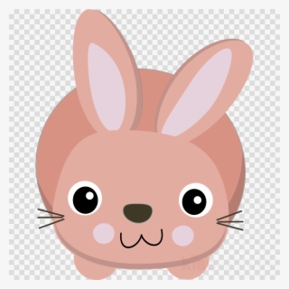 Cute Bunny Png Clipart Easter Bunny Clip Art - Red Colour #4601927