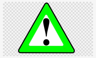 Warning Sign Green Clipart Warning Sign Computer Icons - Symbol Of Rupees Currency #4603911