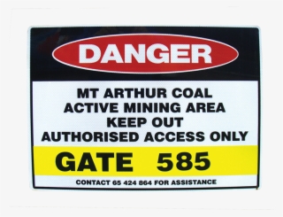 Warning Danger Signs 3 #4603978