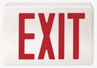 Exit Led Ac/dc Only - Exit Sign With Emergency Lights #4608271